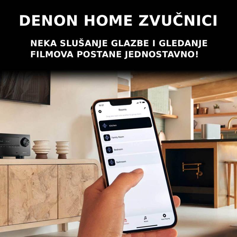 Denon Home zvučnici – neka slušanje glazbe i gledanje filmova postane jednostavno!