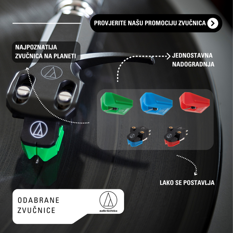 Posebna ponuda odabranih Audio Technica zvučnica i igli