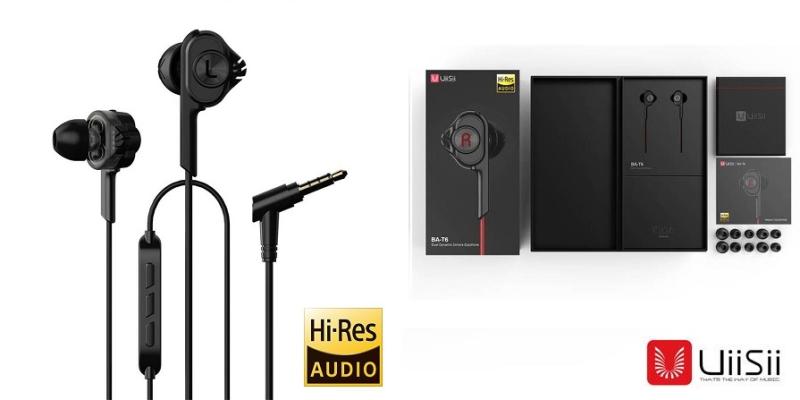 Uiisii BA-T6 Hi-Res in-ear slušalice s dubokim basom