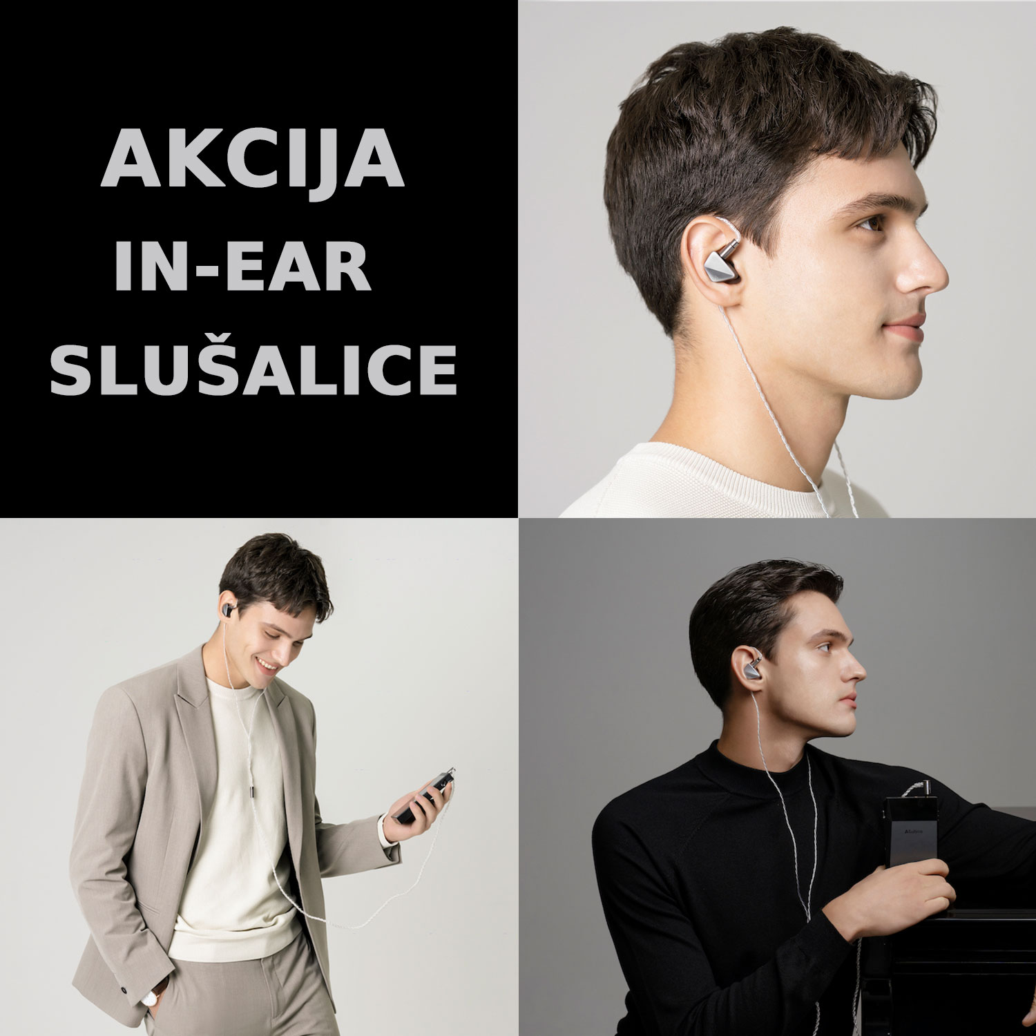Akcija in-ear slušalice