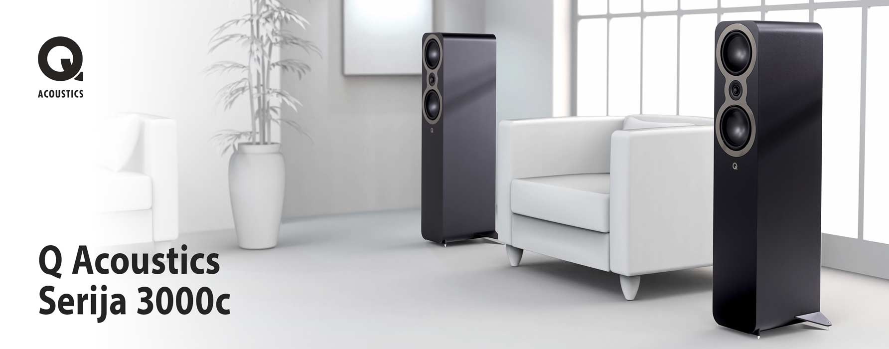 Saznajte više o Q Acoustics seriji 3000c